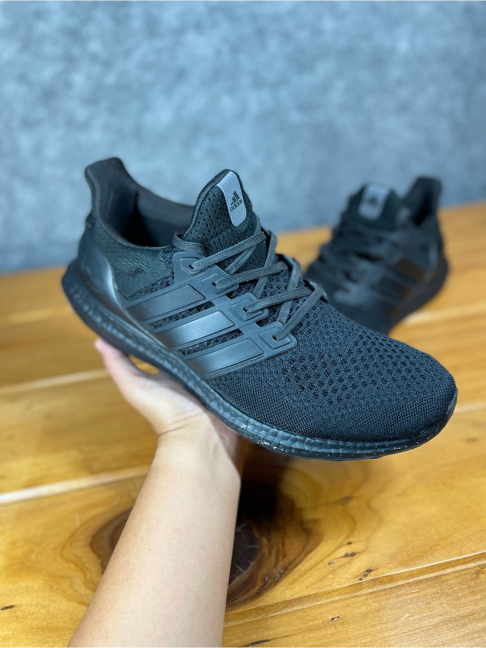 Adidas Ultraboost 1.0 Mens Size 11.5 Triple Black Running Shoes Sneakers HQ4199 - Picture 16 of 16